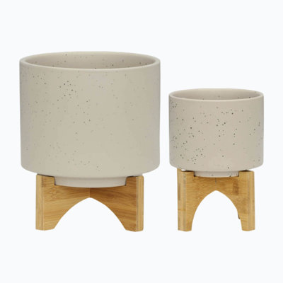 Pot à fleurs en céramique Yeilin