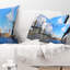 Coussin lombaire en cityscape vif day manhattan