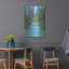 Art mural en métal luxueux «City Park» par Allayn Stevens, 24 po x 36 po-114790833
