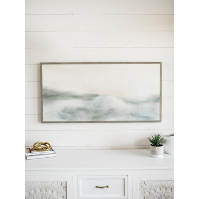 Morning Mercies, art mural encadré en bois abstrait