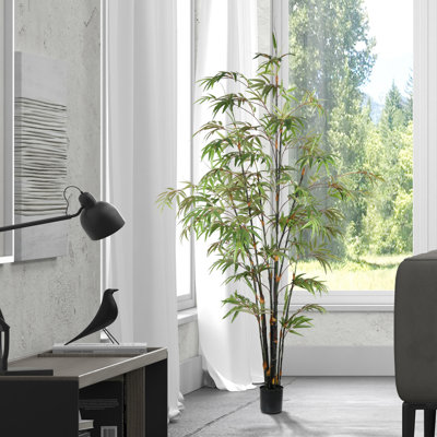 Faux Bamboo Tree in Pot