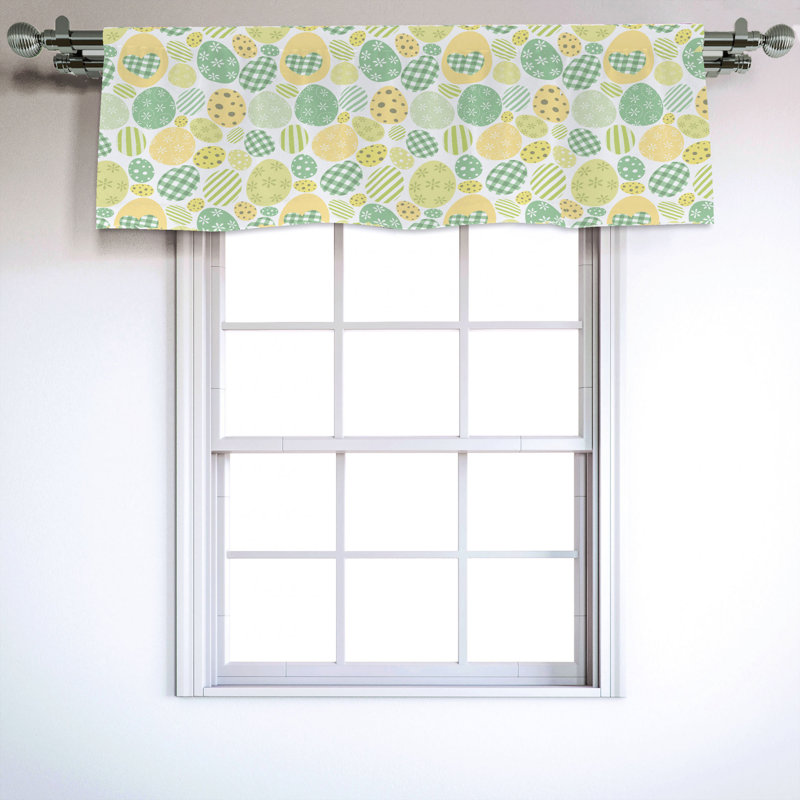 Sateen Ruffled Window Valance
