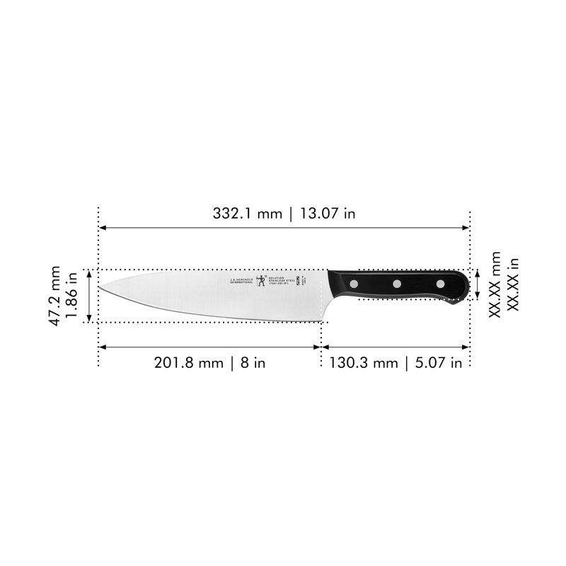 Henckels Solution 8 pouces, couteau de chef