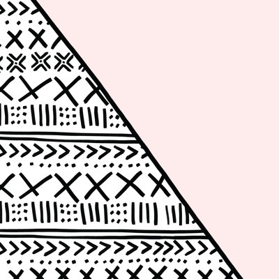 Diagonal Pattern - Wrapped Canvas Painting