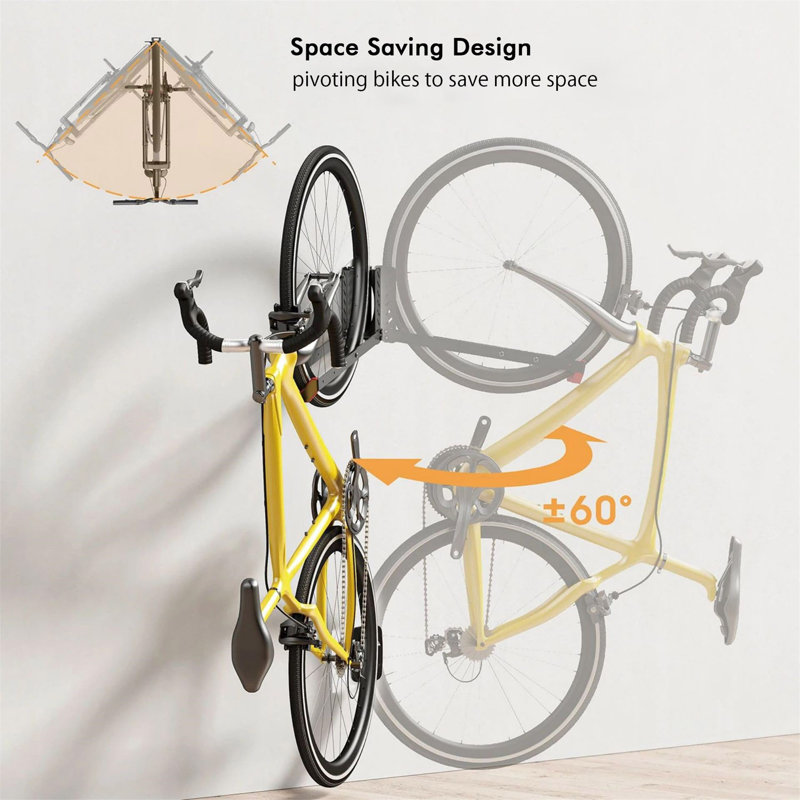Metal Wall Mounted Bike Rack