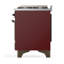 Majestic III Series 48 Inch Dual Fuel Range with 5 Sealed Burners, Griddle, Frenchtop in Matte Graphite (Liquid Propane, Burnished Trim)-934303584-934303592-934303597
