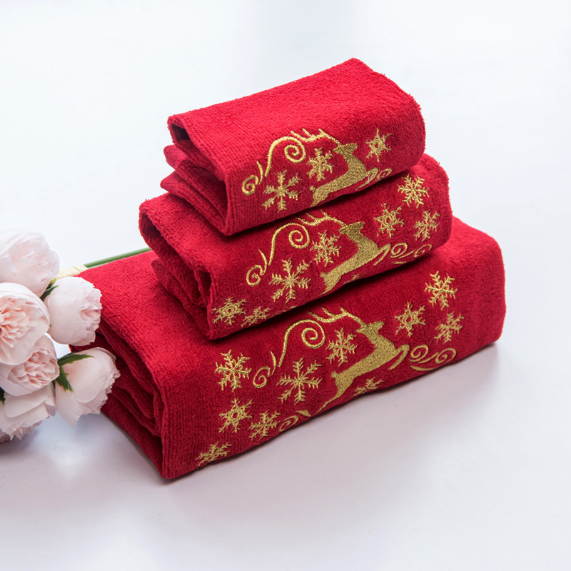 Ensemble de serviettes 100% coton Becca