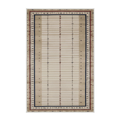 Washable Coordinates Nautical Area Rug