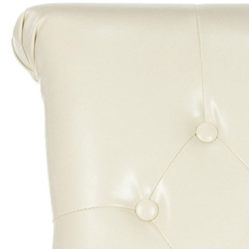Chaise d'appoint rembourrée Bowie, Crème