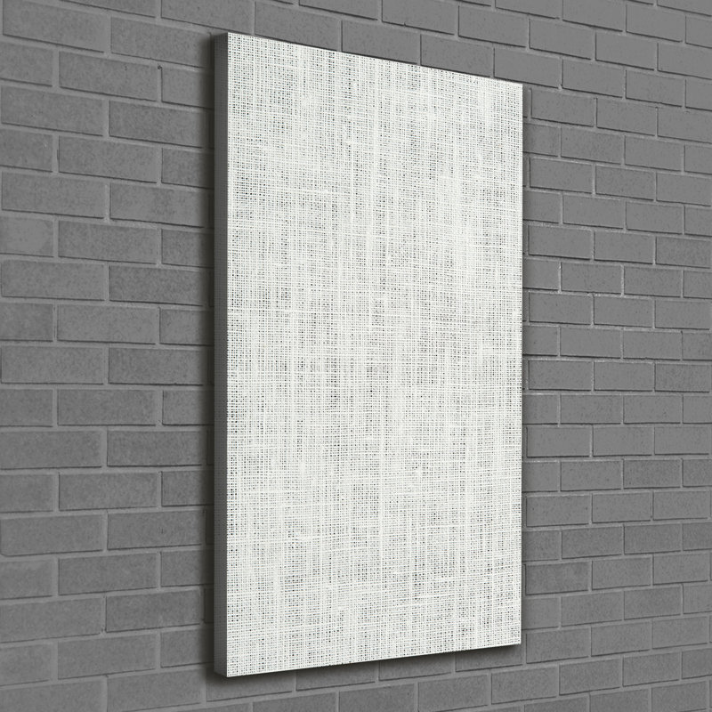 White Linen - Wrapped Canvas Print