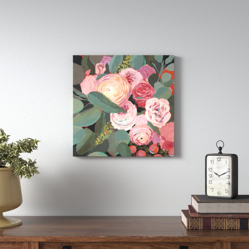Eucalyptus Bouquet II by Victoria Borges - Wrapped Canvas Painting, 51cm H x 51cm W