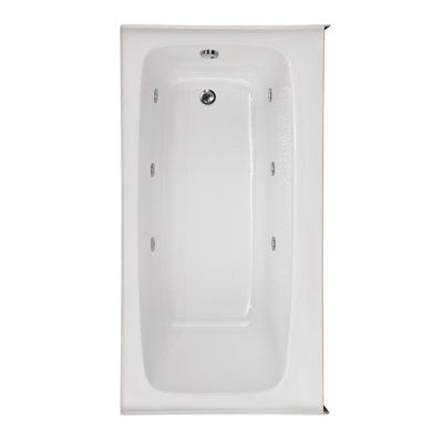 Regan 66'' L Alcove Whirlpool Bathtub