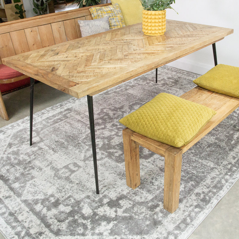 Breuer Moroccan Grey/White Rug, Rectangle 200 x 290cm