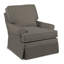 Belmont Cotton Swivel Slipcovered Armchair-1096025866
