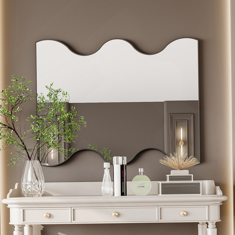 Miroir mural Miroir de salle de bain, Noir