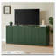 Buffet de 67 pouces avec ondulation moderne et contour arrondi