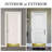 Hammered Door Kick Plate-86933594-86933592