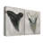 Watercolor Sharks Tooth I-Premium Gallery Wrapped Canvas -Ready to Hang-1638654778
