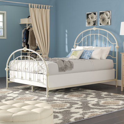 Ackerman Metal Slat Headboard Design Bed