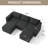 BOX MODULE STO SOFA 90'' 5 Piece Upholstered Modular Sectional Sofa with Storage-108376992