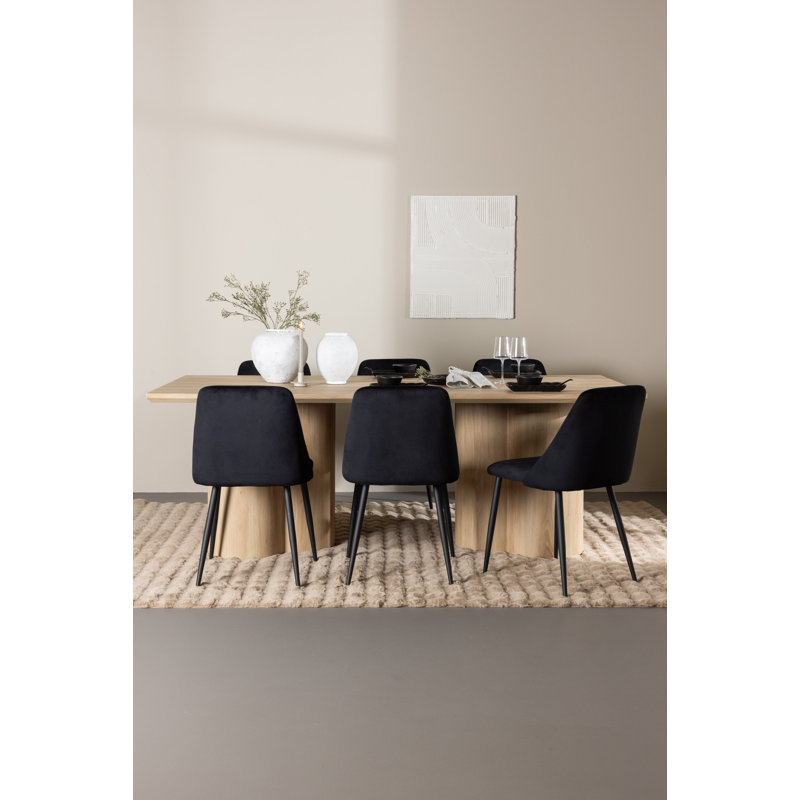 Ronquillo 6 - Person Dining Set, White