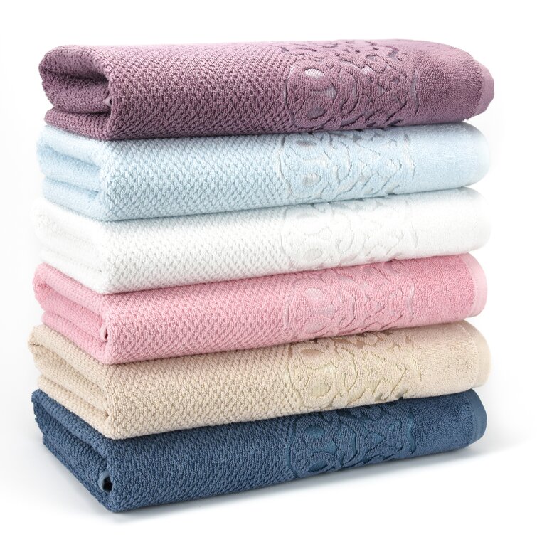 Parkerson Turkish Cotton Towel - Washcloth (Set of 4) House of Hampton Color: Rose