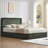 Upholstered Wingback Bed With 4 Storage Drawers-176439034-176439031