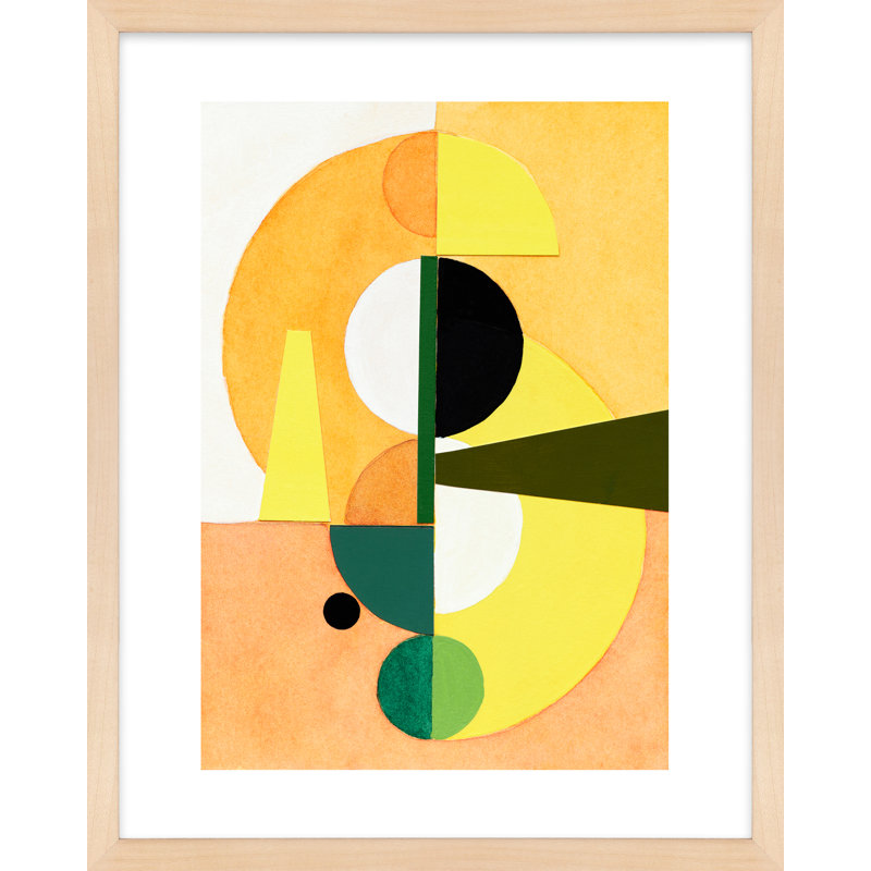 Composition Nr. 19 Painting by Allison Rietta, Maple, 16" W x 20" H