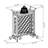 Guada Removable Tray Wine Rack in Antique Bronze Finished Metal, 29.60" H X 22.30" W X 9.45" D