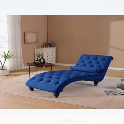 Fauteuil inclinable classique en velours avec capitonnage à boutons et garniture cloutée argentée - Fauteuil de salon de style rétro avec structure en bois pour le salon, le bureau, la chambre à coucher