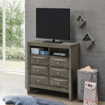 Commode média, gris