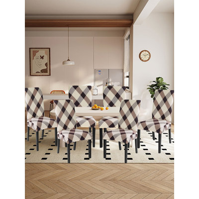 Floral Dining Chair Slipcover