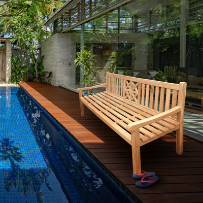 Kanijha Teak Wood Garden Bench