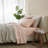 100% Cotton Vintage Floral Printed Flannel Sheet Set-1644514430-1644514404