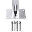 215cm H Metal Freestanding Outdoor Shower
