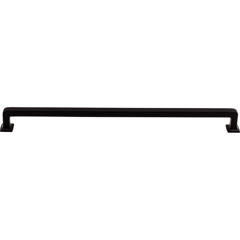 Ascendra Bar Pull, Flat Black, 12" Center to Center