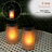 11'' Solar Powered Integrated LED Jar Lantern