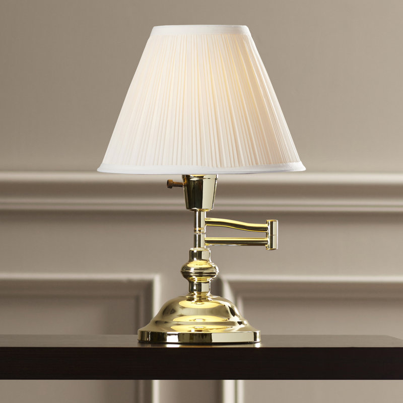 Classic Swing Arm Desk Lamp - Polished Brass