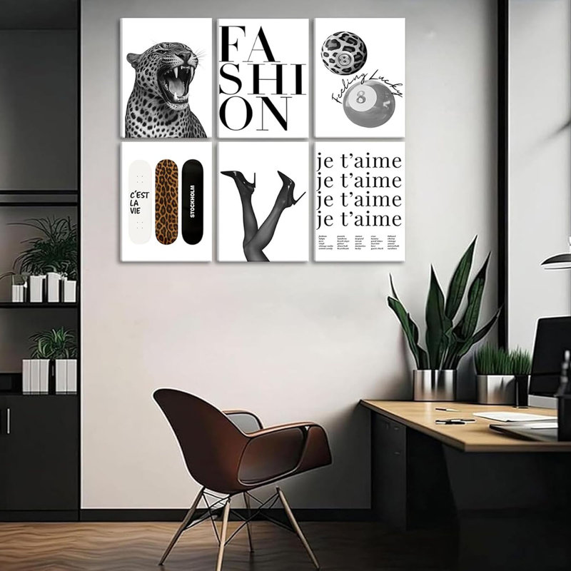 6 Piece Wrapped Canvas Print