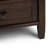 Warm Shaker 36"W Solid Wood Square Coffee Table with Two Drawers and Open Shelf-1134060255