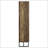 Rustic Oak And Gunmetal 8-Shelf Accent Cabinet-910401382