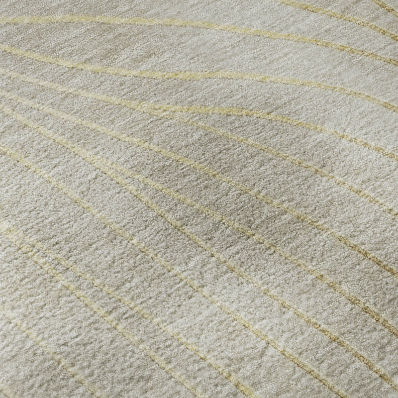 Premium Machine Washable Mayfield AMF2107 Swirls Rug, Beige, 9' x 12'