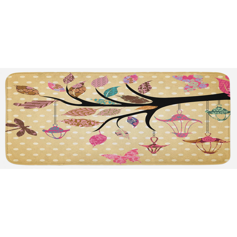 Tapis de cuisine libellule