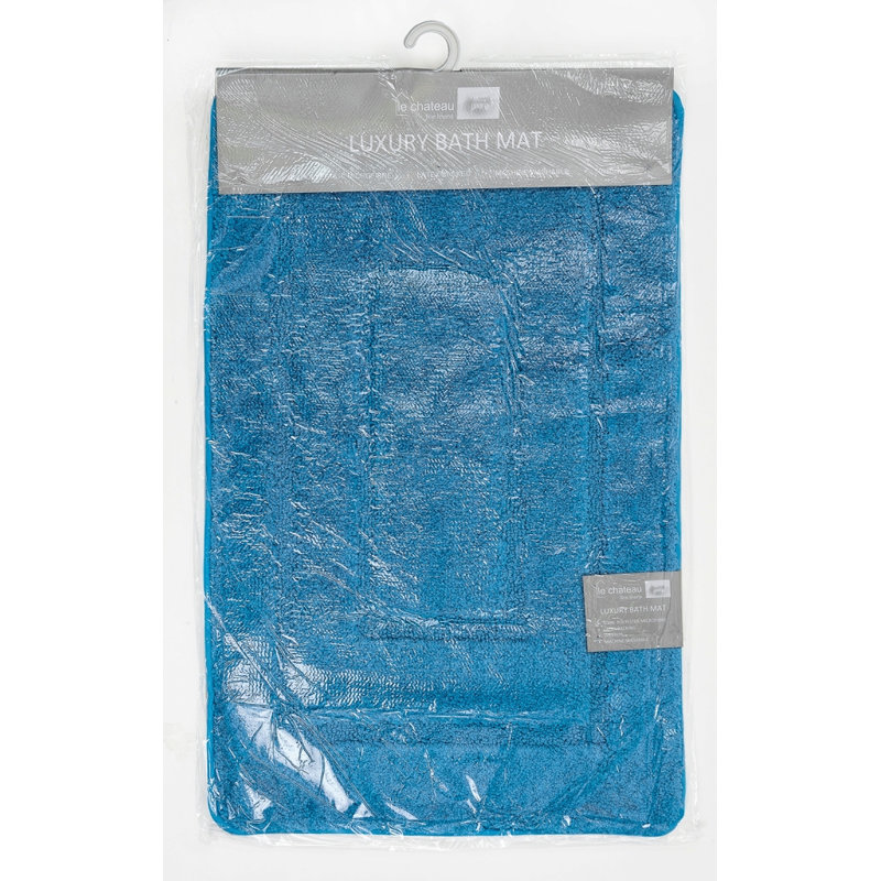 Non-Slip Bath Rug, Dark Blue