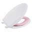 Round Toilet Seat with Built-In Toddler Potty Training Seat - Soft Close, Non-Slip, Easy Install & Clean, Durable PP Material, Fits Standard Toilets for Adults & Kids-610562846