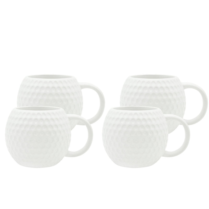 Tasse à balles de golf Godinger, Rose / Rouge / Blanc