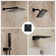 Rainfall Symphony 4-Function 12inch Dual Shower Head Pressure-Balanced Shower System with Bathtub Spout