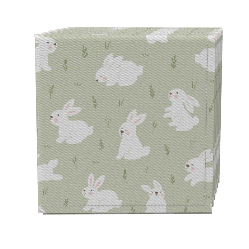 Cotton Twill Animals/Nature Square Napkin