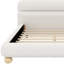 Contemporary Low Profile Upholstered Bed