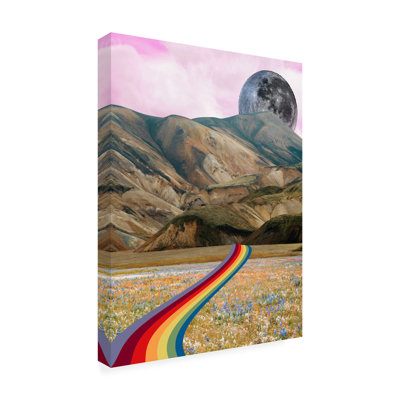 «Rainbow Field I» sur toile